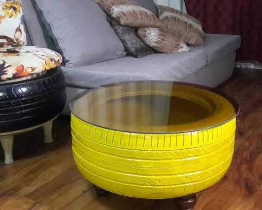 Glass Top Table